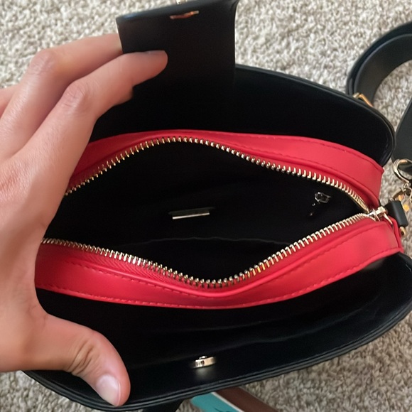 Guess Crossbody Bag | Two Colour Way - Red/Black - Picture 9 of 17